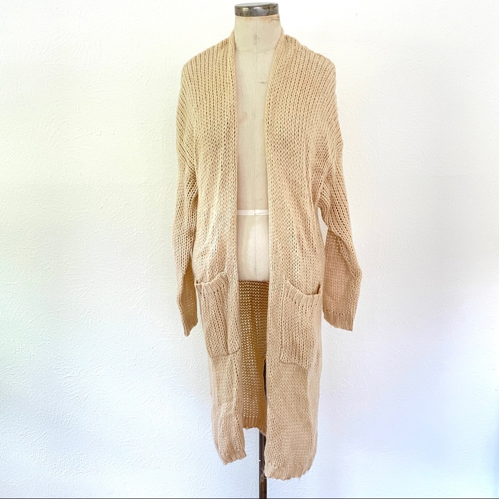 Long Crochet Sweater